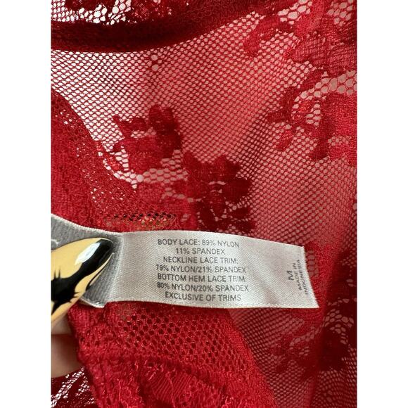 Vintage Victoria's Secret Stretch Lace Mini Dress Bombshell Coquette Flirty Y2K - Picture 7 of 10